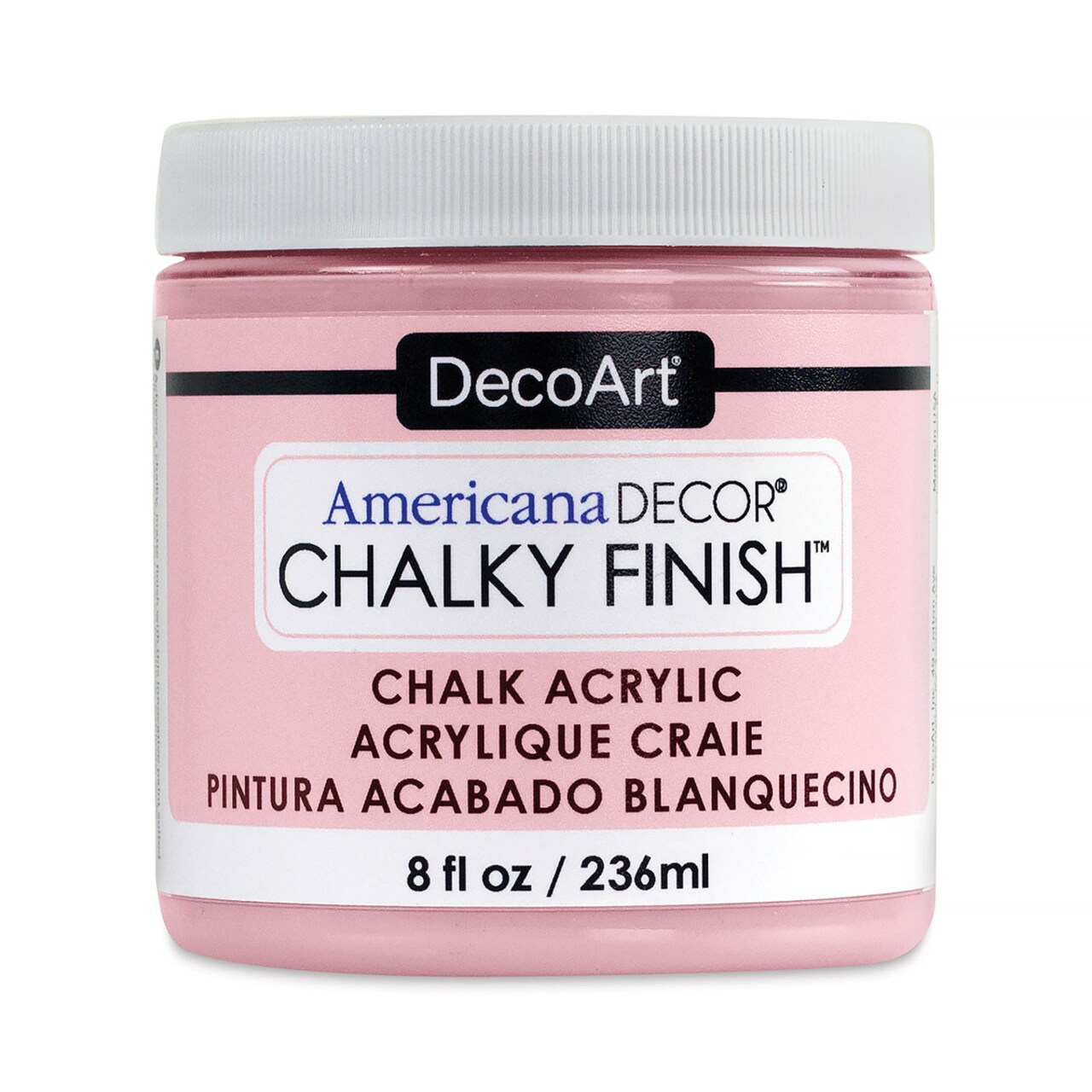 DecoArt Americana Decor Chalky Finish Paint - Innocence, 8 oz jar